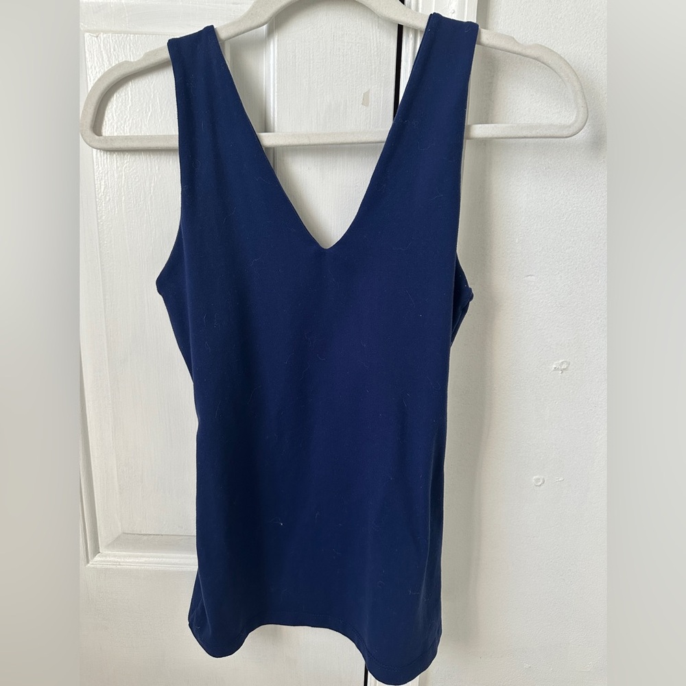 Susana Monaco navy tank top size Small